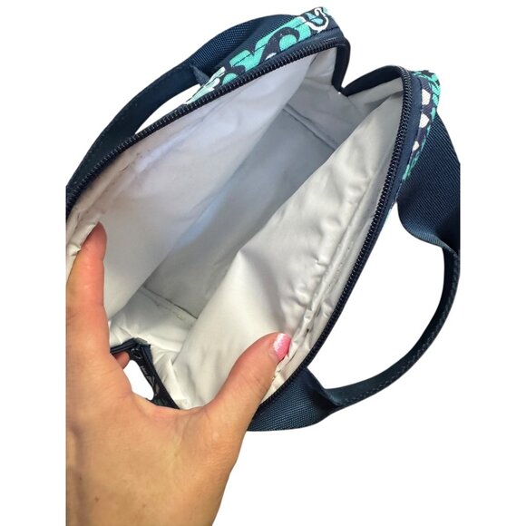 Vera Bradley Floral Paisley Lunch Bag With Zipper Closure‎ & Handles - Picture 6 of 6